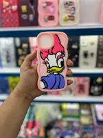 قاب سیلیکون موج دار طرح اردک آیفون iphone 13