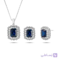 نیم ست نقره کوبیک QP-7478