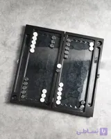 تخته نرد رزینی مشکی شاین