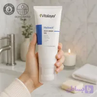 ژل شست‌وشوی صورت ویتالیر مدل هیدراویت مناسب پوست خشک حجم 200 میلی‌لیتر