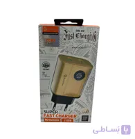 شارژر دیواری دوپورت همراه با کابل تایپ سی Soloffer TC-53 fast charger
