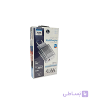 آداپتور شارژر TUBRO تایپ سی Soloffer TC-60 45W