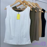 تاپ حلقه‌ای خامه دوزی زنانه