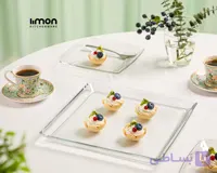شيريني خوري مربع شيشه اي ليمون