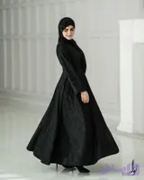 پیراهن ریرا مشکی کد 2