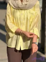 شومیز شیشه ای طرح گل