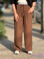 شلوار کرپ ریزشی وارداتی