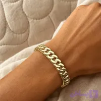 دستبند زنانه بنگل مدل کارتیر جنس آبکاری رادیوم کد B23