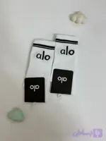جوراب سفید ساقدار کد ۰۲