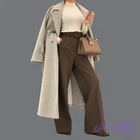 پالتو ترنچ فوتر زنانه بلند