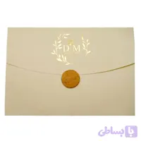کارت عروسی مدل پاکت نامه مهر موم شده M210