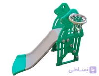 سرسره کودک طرح ماشروم رنگ سبزآبی مامزنینی