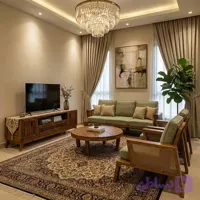 مبل نیم ست راحتی مدل سپید حصیری