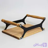 سینی پذیرایی چوبی و فلزی