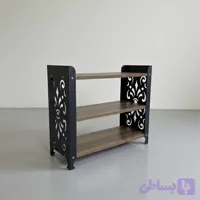 جاکفشی فلزی و چوبی (3 طبقه)