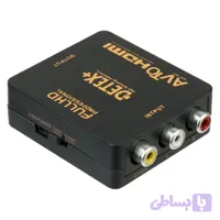 تبدیل AV به HDMI دیتکس پلاس +Detex | مبدل RCA به HDMI با پشتیبانی از 720p و 1080p
