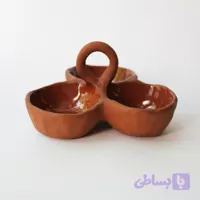 کاسه سه قلو حنایی شاین