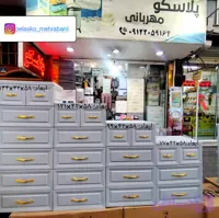 دراور های ممتاز پلاستیک ۳ تا ۶ طبقه رنگ طوسی