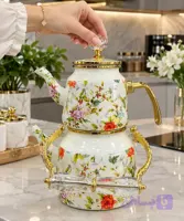 کتری قوری درب الماسی لعابی 2درب