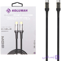 خرید کابل USB-C به USB-C کلومن مدل KD-81 توان 60 وات