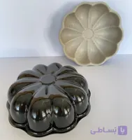 قالب کیک تفلون مدل گل طرح گرانیت