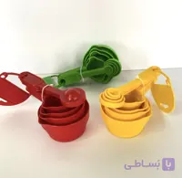 پیمانه و قاشق اندازه گیری لیوانی مدرج