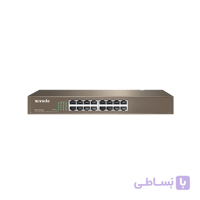 سوئیچ شبکه غیر مدیریتی 16 پورت دسکتاپ رکمونت تندا مدل TEF1016D