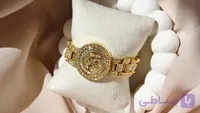 دستبند فول نگین اس طلایی