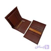 کیف پول دو آلبوم چرم طبیعی سیاد