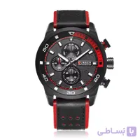ساعت مچی مردانه کارن تک موتور اورجینال ترکیب رنگ مشکی قرمز
