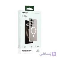قاب مگ سیف دار دلگادو سامسونگ سری اس 25 گرین Green Magsafe Delgado Case S25 Series - آیدو