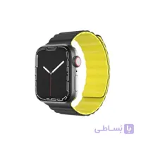 بند سیلیکونی مغناطیسی اپل واچ گرین Green SIlicon Magnetic Watch Band 42/44/45MM
