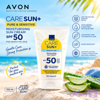 کرم ضد آفتاب مرطوب کننده پیور اند سنسیتیو با SPF 50 پوست های حساس آون اورجینال