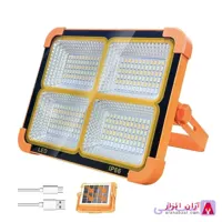 چراغ اضطراری مدل IP-66 با نور چند رنگ – نارنجی کم‌رنگ