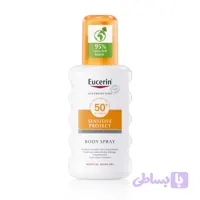 ضدآفتاب اسپری بدن اوسرین Eucerin Sensitive Protect SPF +50