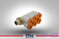 هفت راه گردان بغل رزوه پنوماتیک1/4-10 الیت
