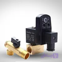شیر برقی (2-2) 1/2 اینچ تایمردار(اتودرین) پنوماتیک الیت