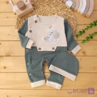 سرهمی کلاه فیل گلدوزی دار سبز شاهین بی بی