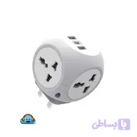 شارژر و تبدیل برق چند پورت Green Line مدل Multiport Travel Adapter 3500W