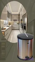 سطل زباله استیل آکا الکتریک مدل سبلان