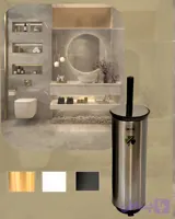 فرچه دستشویی استیل آکا الکتریک مدل دیواری و زمینی