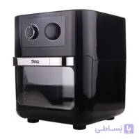 سرخ کن بدون روغن 12 لیتری دی اس پی مدل KB2029 دارای محفظه گردون خوراکی و سیخ گردون جوجه