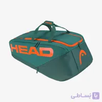 کیف تنیس هد پرو سبز 12 راکته HEAD Pro
