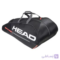 کیف راکت تنیس مشکی 12 راکته HEAD TEAM