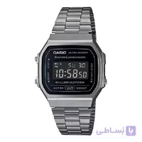 ساعت کاسیو اورجینال CASIO-A168WGG-1B نوستالژی