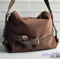 کیف دوشی اشبالت قهوه‌ای مدل هوبو