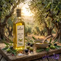 روغن زیتون با بو نیم لیتری