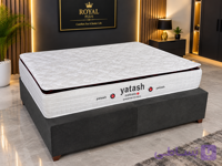 تشک یک و نیم نفره ۱۲۰*۲۰۰سوپر طبی فنری پددار یاتاش