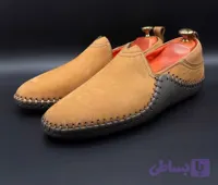 کالج چرم طبیعی زیره لاستیک کفی طبی چرم دور دوخت