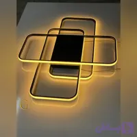 لوستر سقفی سه مستطیل